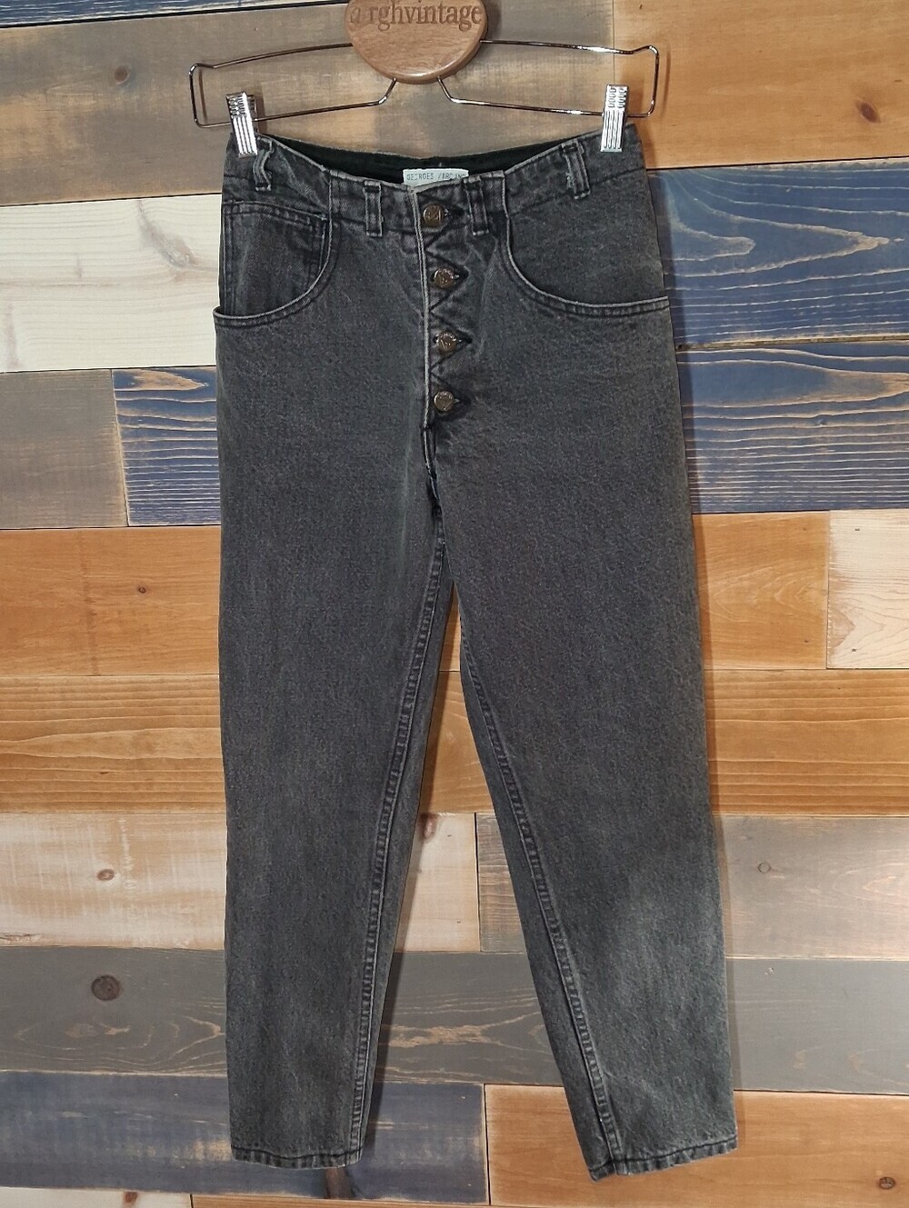 Vintage Guess Georges Marciano Button Fly Jeans 26 1980s